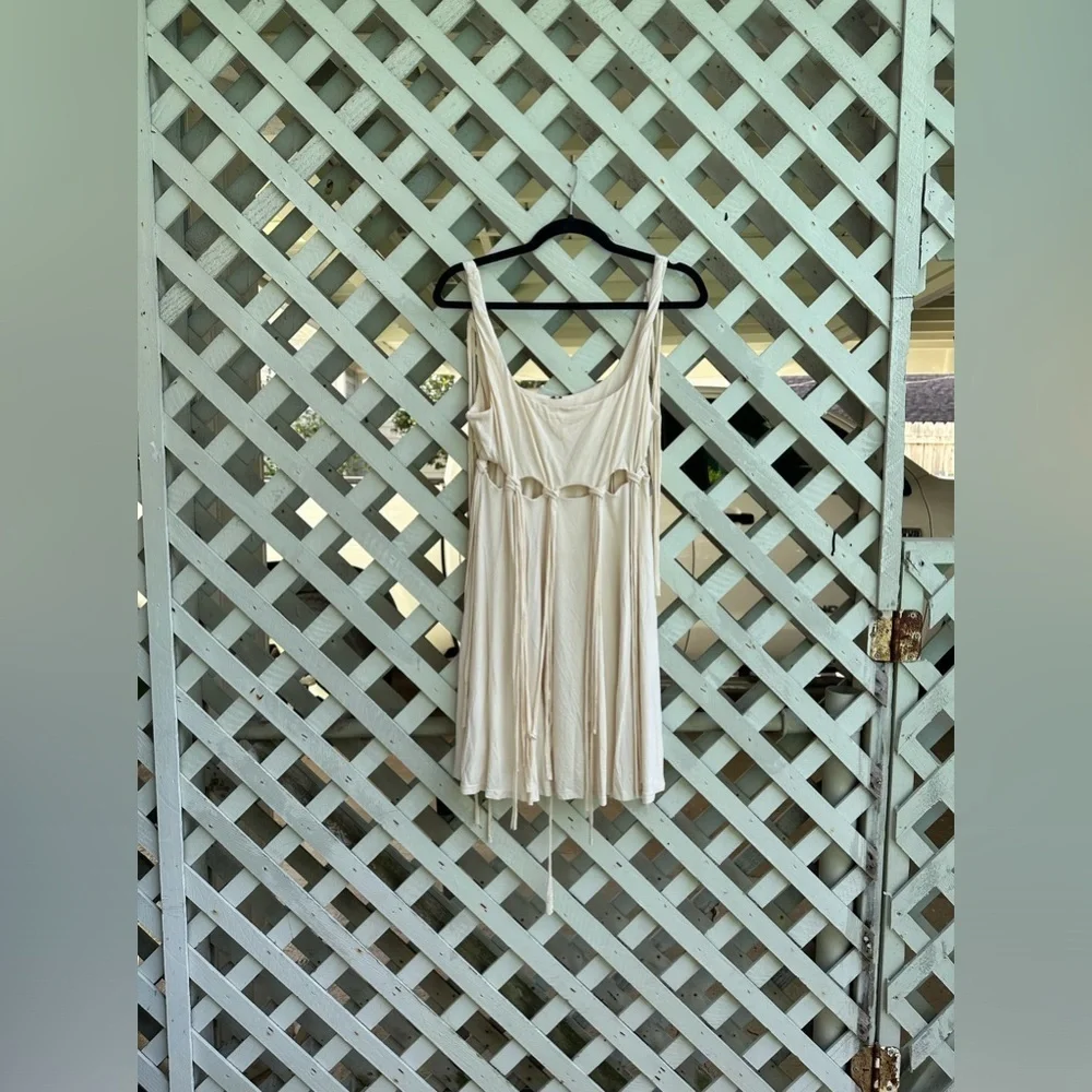 Free People Soleil Fringe Mini Dress